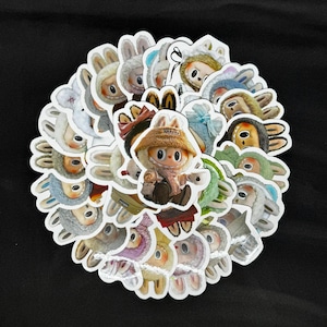 Labubu Stickers – Set van 15 / 20 stickers - Leuke Decals