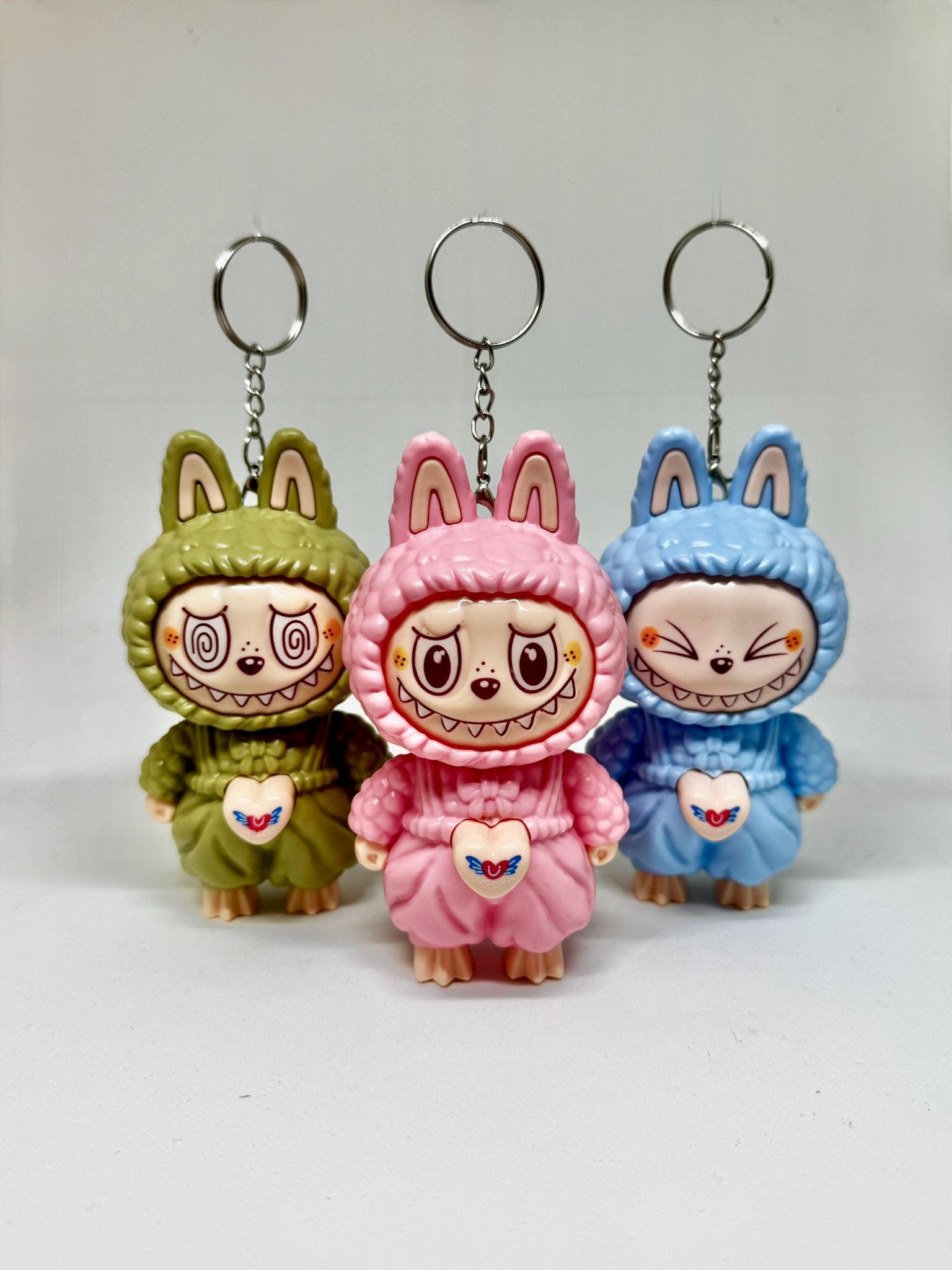 Labubu Keychain – Cute Kawaii Keychain With Rotating Face