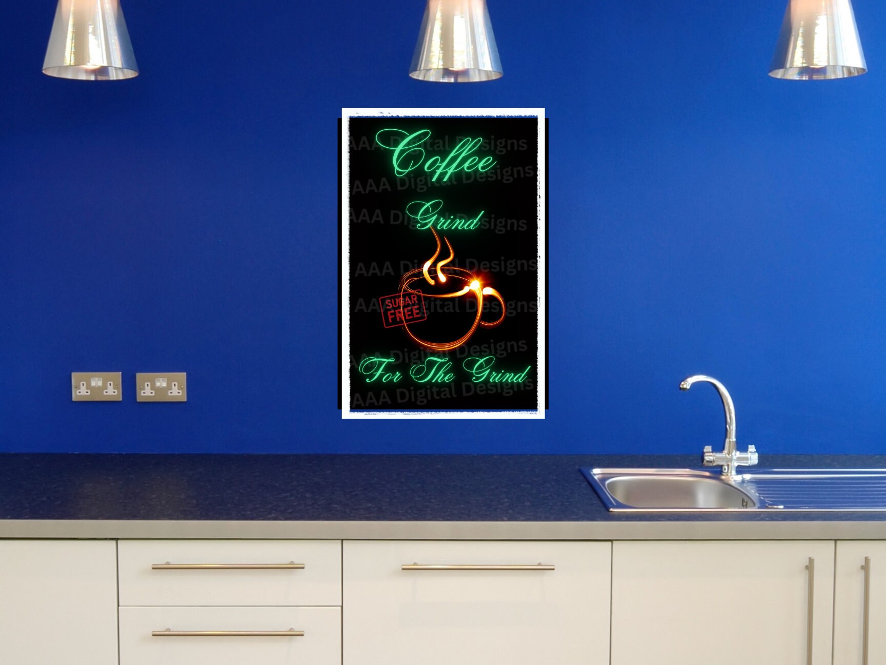 Coffee Wall Art Coffee Print Poster Coffee Lover Gift Kitchen Wall