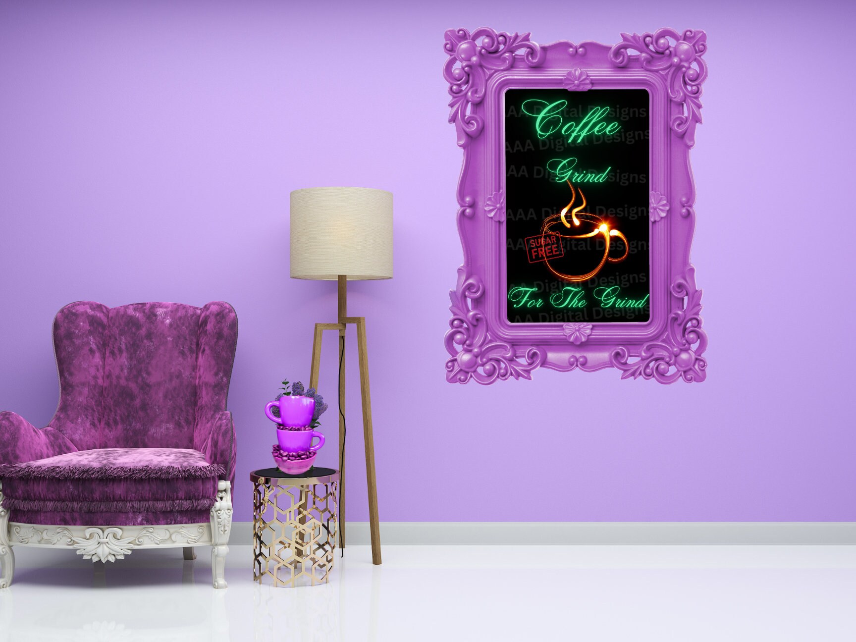 Coffee Wall Art Coffee Print Poster Coffee Lover Gift Kitchen Wall