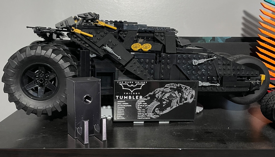 Lego Wall Hanger Batman Tumbler 76023 / 76240 Vertical Mount - Etsy