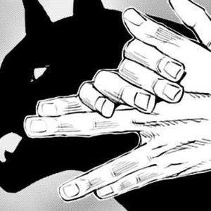 Divine Dogs Manga panel sticker