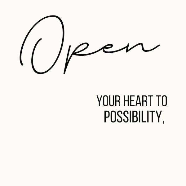 OPEN - CLOSED, Home Decor, Inspirational Quotes, Fitness Quote, Typography Poster, Motivational Quotes, Mind,