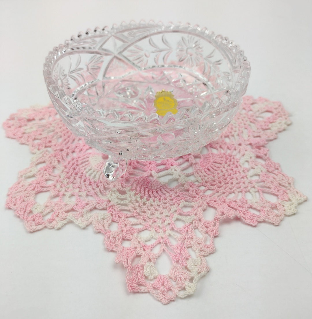 World's Finest Imperlux Genuine Lead Crystal 3 Footed Etsy