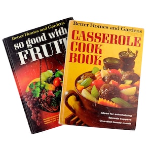 Vintage Better Homes and Gardens Cookbook Mid-Century Classic Home Cooking Recipes, 1950s Retro Collectible Cookbook for Cooks & Collectors