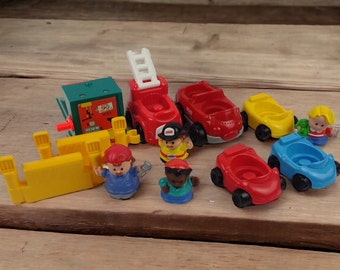 Vintage Fisher Price Assorted Little People Figures and Equipment. Select From The List To Complete Your Collection Or Set. Gently Used.