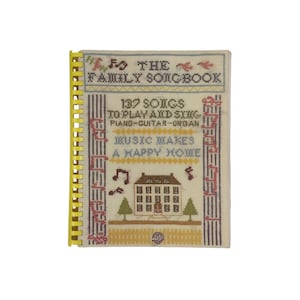 The Family Songbook – Vintage Christian Hymns & Folk Songs in Paperback, Inspirational Family Sing-Along Book for Church or Home Use