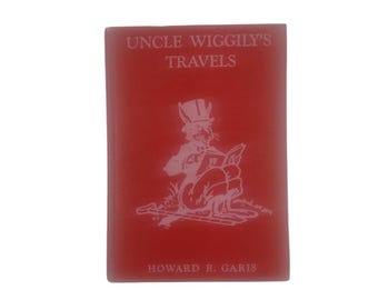 Uncle Wiggily's Travels: 1930s Red Hardcover Children's Book