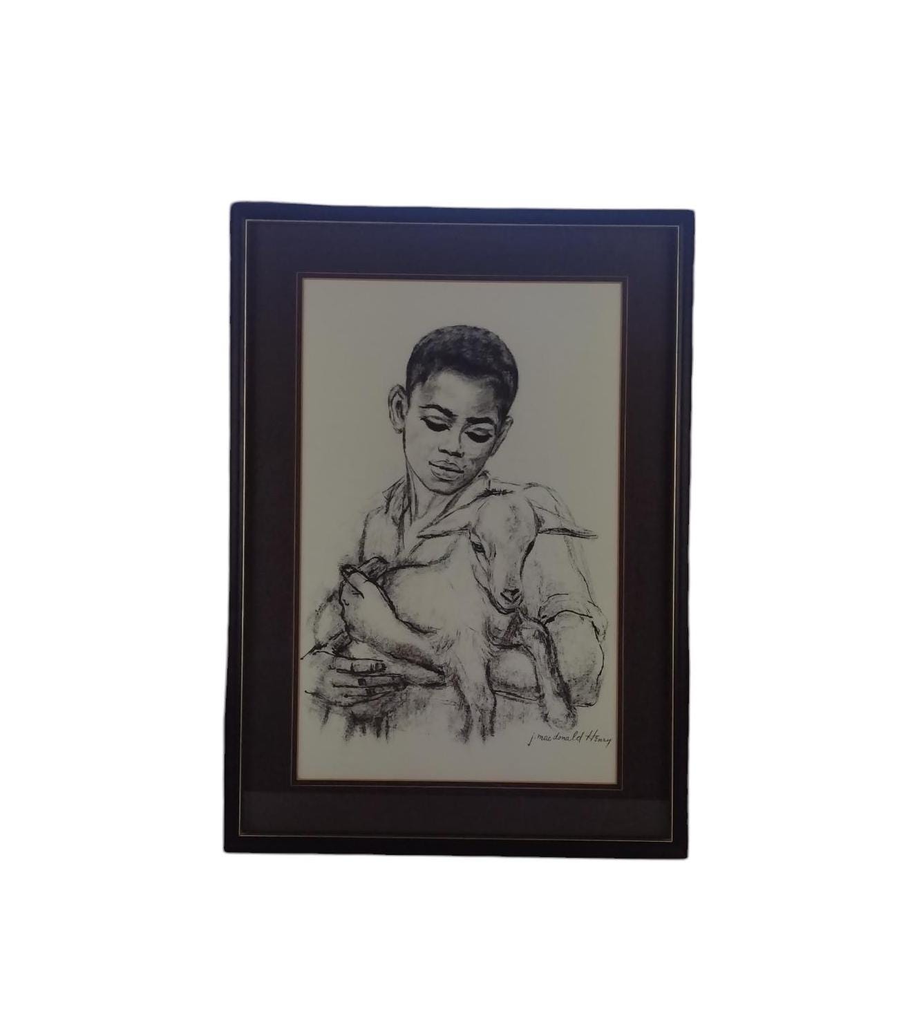 J. Macdonald Henry 人物画 3枚セット J. Macdonald Henry Art - Etsy