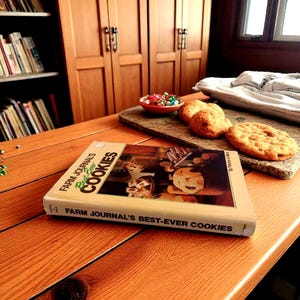 Farm Journal&#39;s Best-Ever Cookies Cookbook (1980 HC/DJ) – Patricia A. Ward – Vintage Baking Recipes – Classic Farmhouse Kitchen