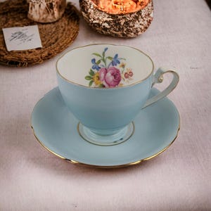 Royal Grafton Bone China Teacup with Robins Vintage English Porcelain Tea Cup Bird Motif Collectible Fine China Afternoon Tea Garden Gift