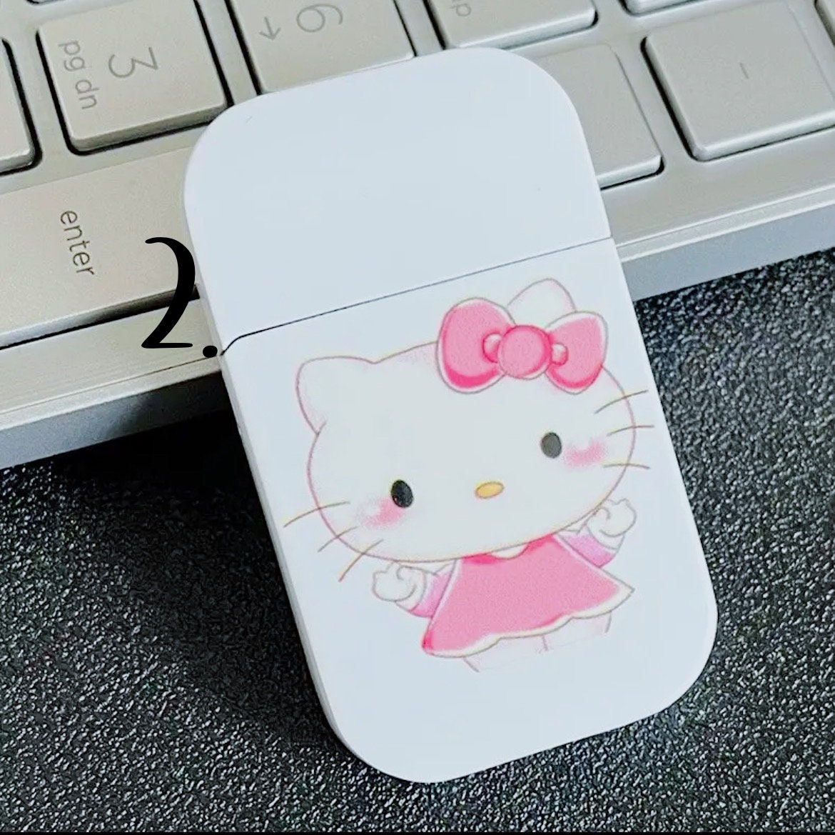 Cute Kawaii Kitty & Friends Pink Flame Torch Lighters Girly Etsy