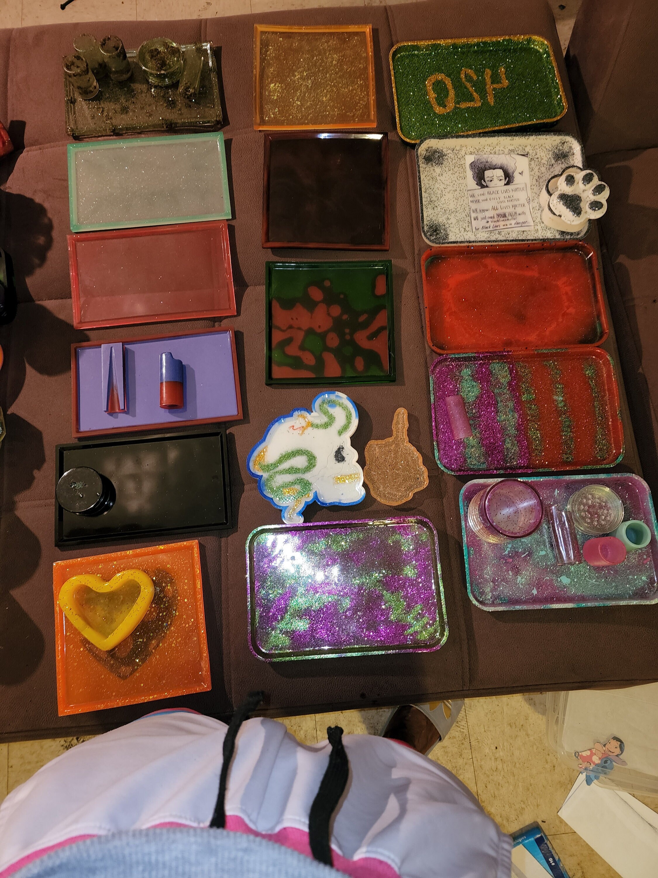 Ashtray Rolling Trays Grinders Etsy