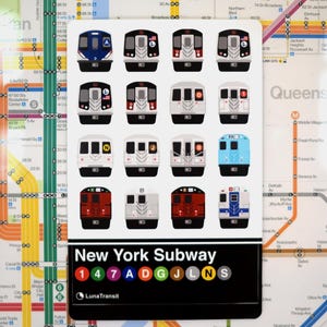 New York Subway Sticker Sheet