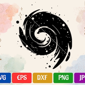 Galaxy SVG | High-Quality Vector Cut file for Cricut | svg - eps - dxf - png - jpg | Silhouette Cameo | Cricut Explore