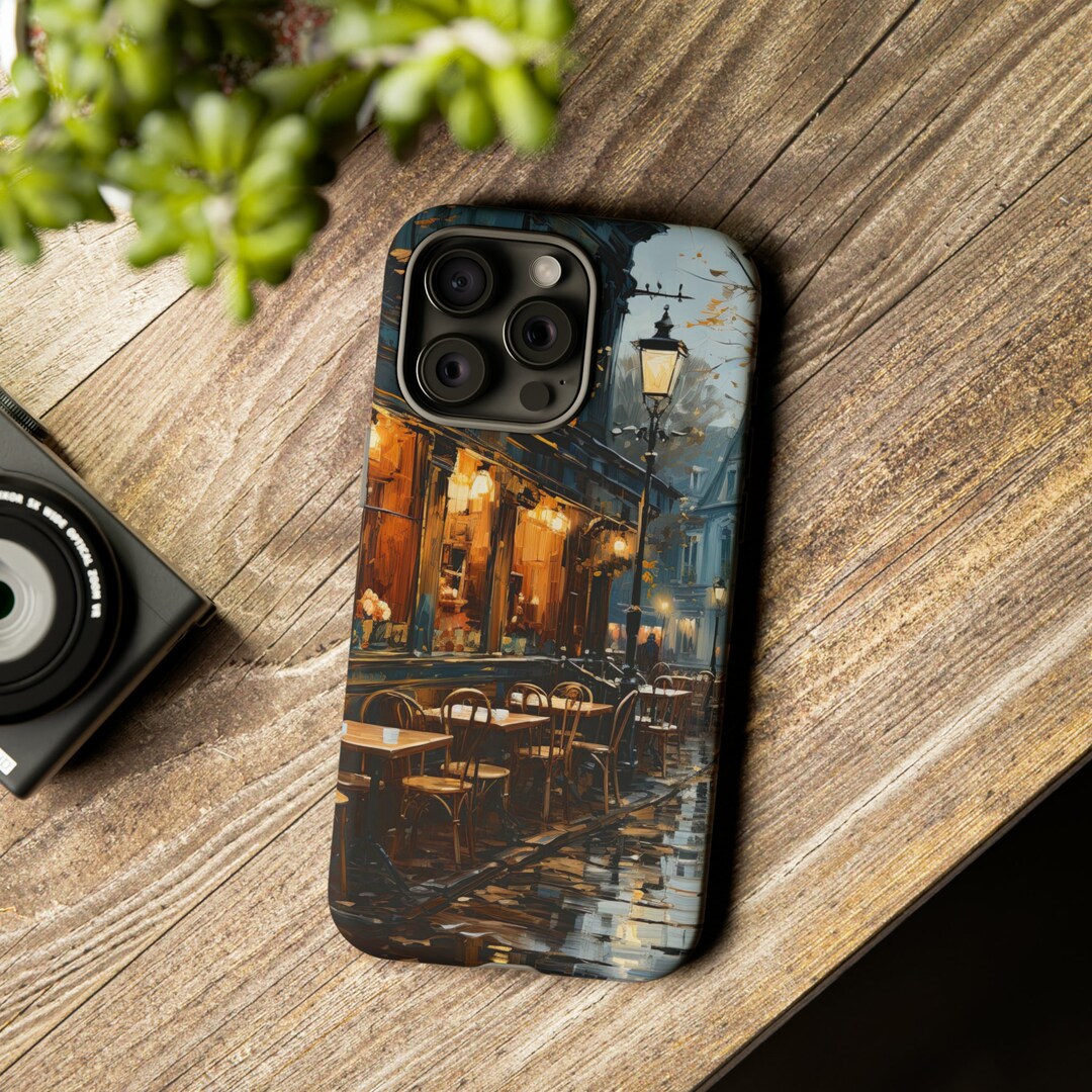 Paris Evening Cafe iPhone 15 iPhone Paris Case Cottagecore Etsy UK