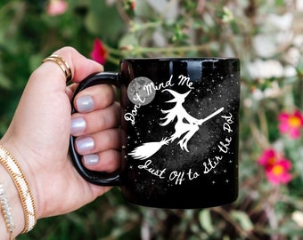 Witchy Mug 11 oz., Witch Mug, Witch Gift, Halloween Mug, Halloween Coffee Mug, Moon Mug, Gift for Her, Goth Mug, Aesthetic Mug, Funny Mug