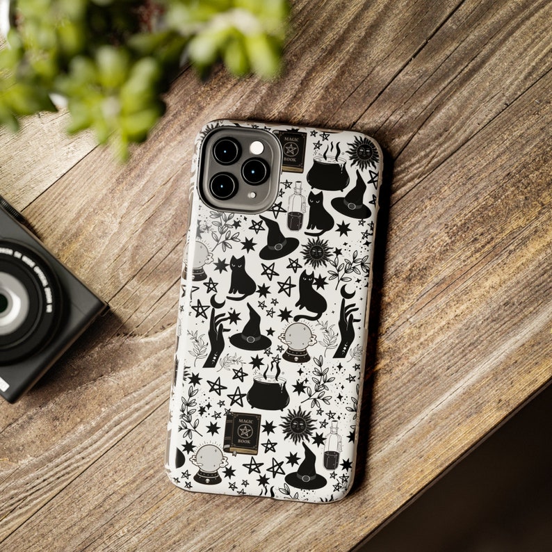 Goth Witch Phone Case, Goth Phone Case, Gothic Phone Case, Witchy Phone Case, Halloween Phone Case, Spooky Phone Case, Witch Phone Case image 10