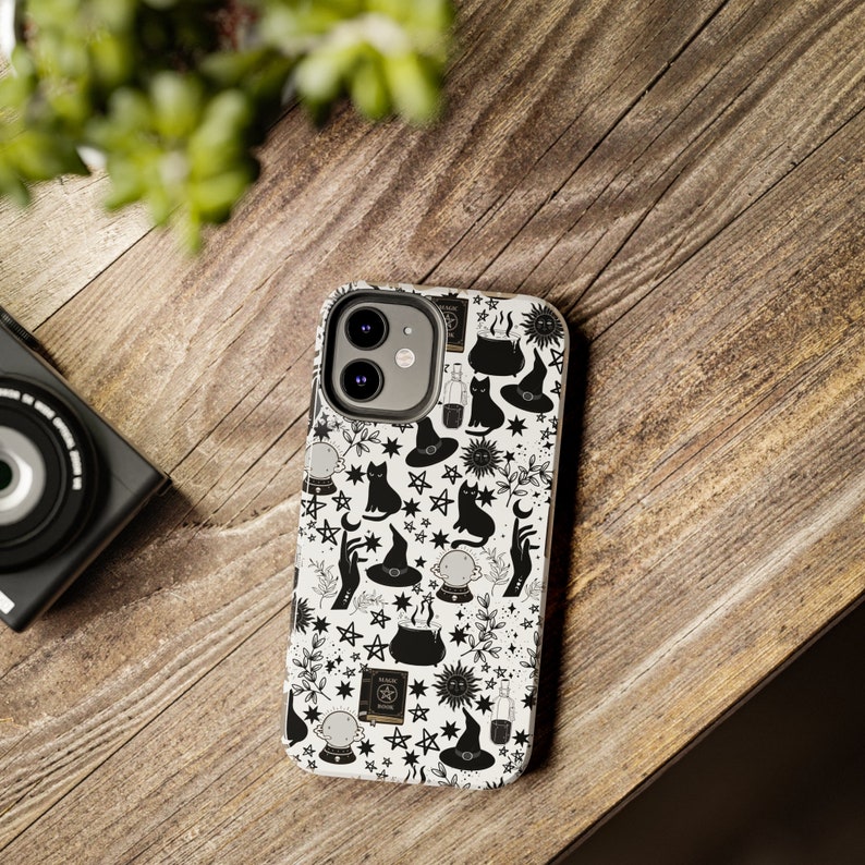 Goth Witch Phone Case, Goth Phone Case, Gothic Phone Case, Witchy Phone Case, Halloween Phone Case, Spooky Phone Case, Witch Phone Case image 5