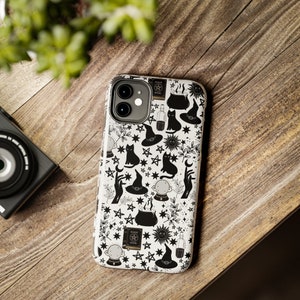 Goth Witch Phone Case, Goth Phone Case, Gothic Phone Case, Witchy Phone Case, Halloween Phone Case, Spooky Phone Case, Witch Phone Case image 8