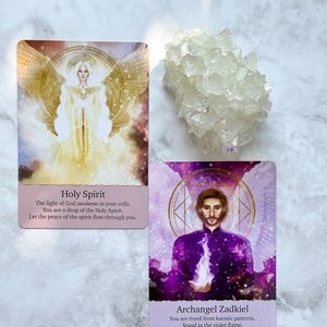 Cartas de orientação e portal de luz da sabedoria galáctica, cartas de oráculo de anjos e alienígenas