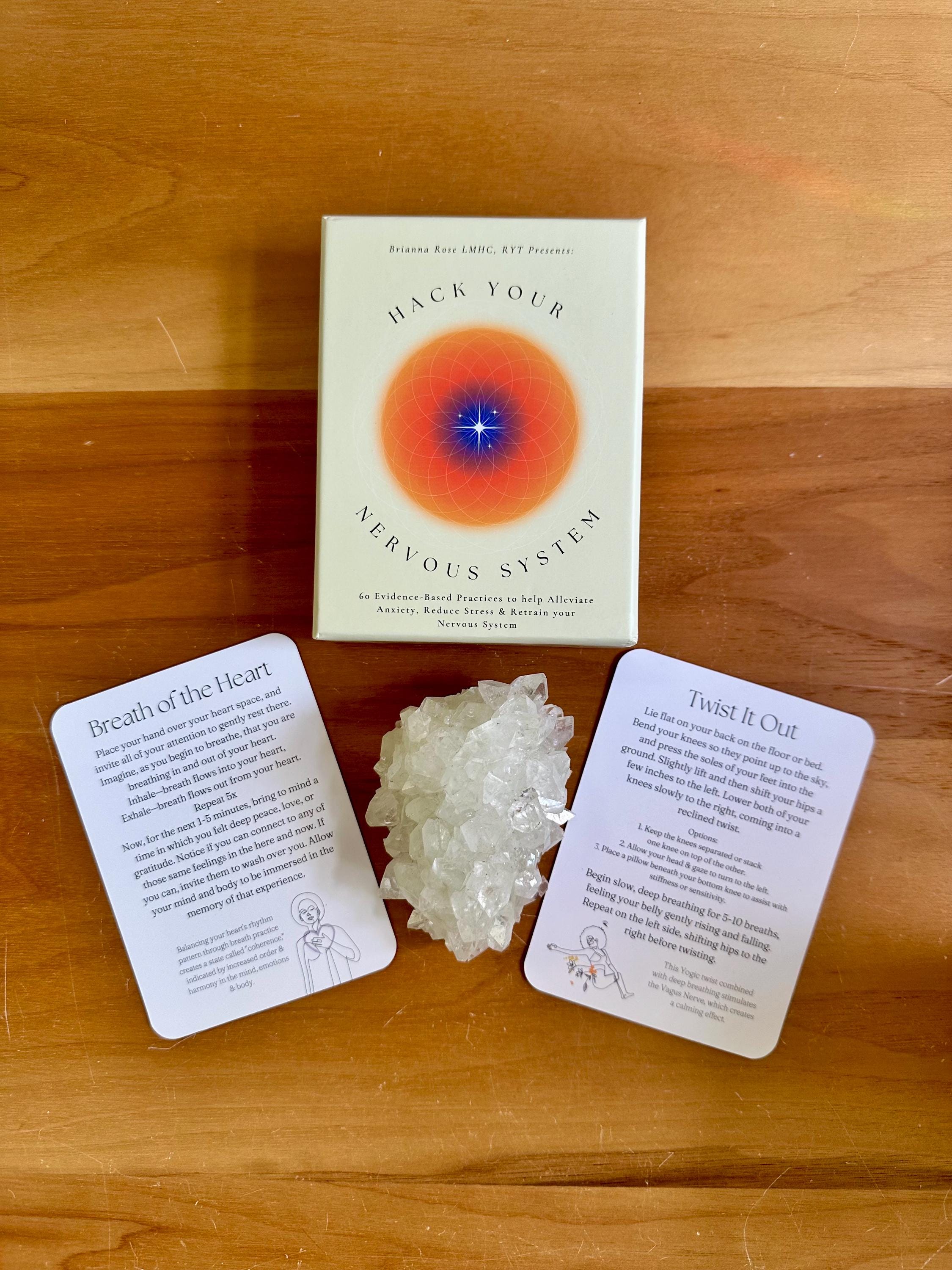 Hack Your Nervous System 60 Card Deck for Mindfulness, Stress Relief ...