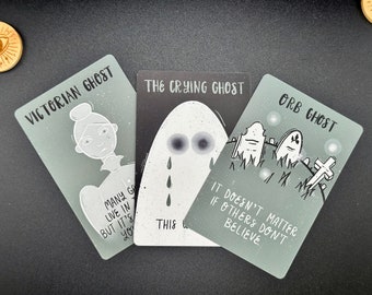 Mini Divi Ghosts Oracle Deck: Spirit Divination Tool by artist Holly Oddly, 30 Card Deck