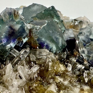 Yindu Fluorite and Quartz, Inner Mongolian Fluorite, Chinese Fluorite Specimen #13
