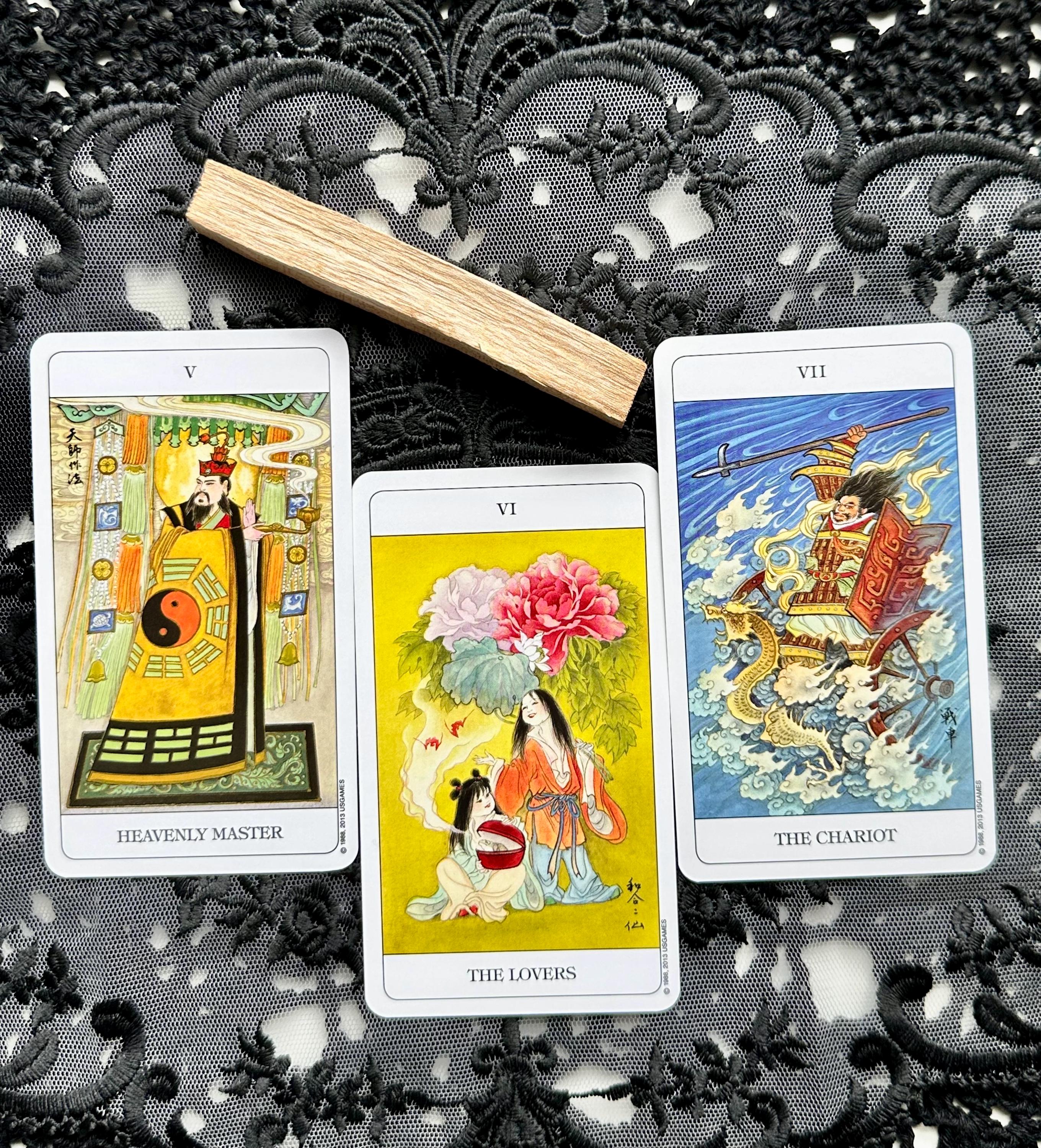 The Chinese Tarot Deck, 78 Card Deck With Booklet - Etsy Israel