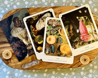The Mushroom Oracle Deck- 44 Card Deck and  Guidebook for Divination, Guidance and the Magic of Mushrooms!