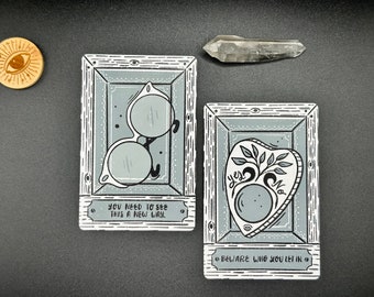 Mini Divi Curiosities Oracle Deck, Divination Tool by Holly Oddly, 30 Card Deck