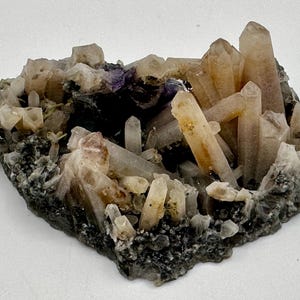 Yindu Fluorite and Quartz, Inner Mongolia Quartz, Mongolian Fluorite Specimen #3