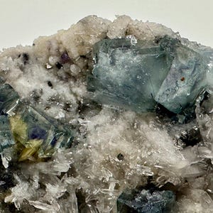 Yindu Fluorite, Siderite and Needle Quartz, Inner Mongolian Quartz, Mongolian Fluorite Specimen #2