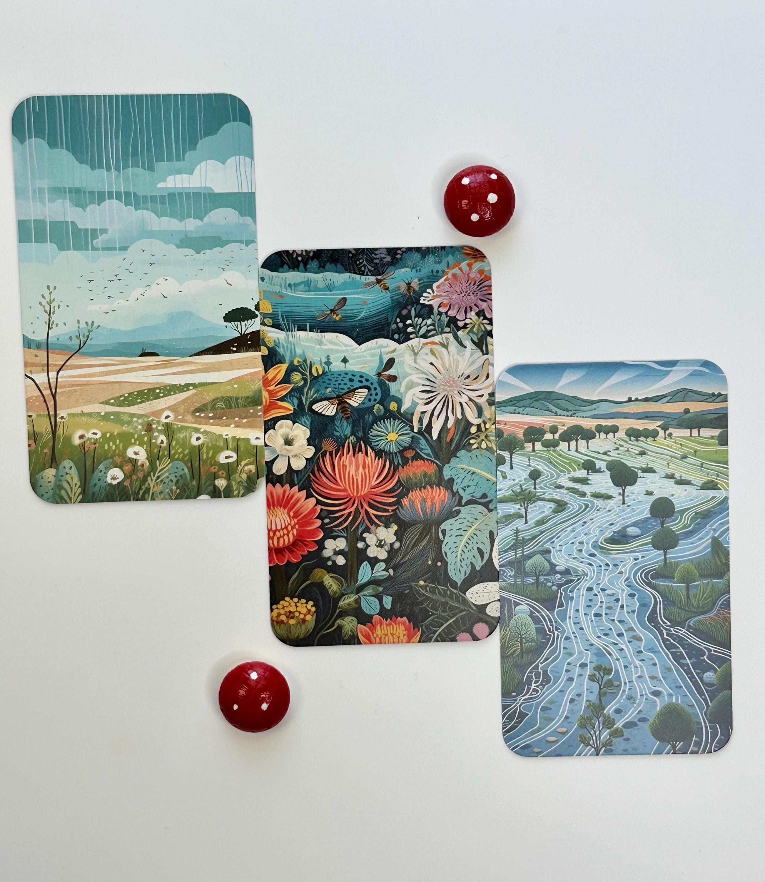 Soil Tarot Deck, Regenerative Soil Tarot Deck for Grounded Wisdom