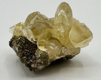 Sweetwater Calcite Cluster with Chalcopyrite, Sweetwater Mine Reynolds County Missouri #3