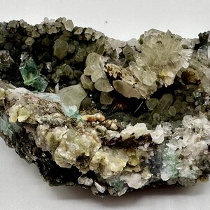 Yindu Fluorite and Quartz, Inner Mongolian Fluorite, Chinese Fluorite, Green Fluorite Specimen #6