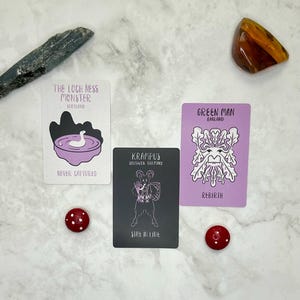 The Mini Divi: Lore Oracle Deck - NIEUW! - voor waarzeggerij en waarzeggerij, Oracle Deck, Divination Tool, Oracle Deck met 30 kaarten