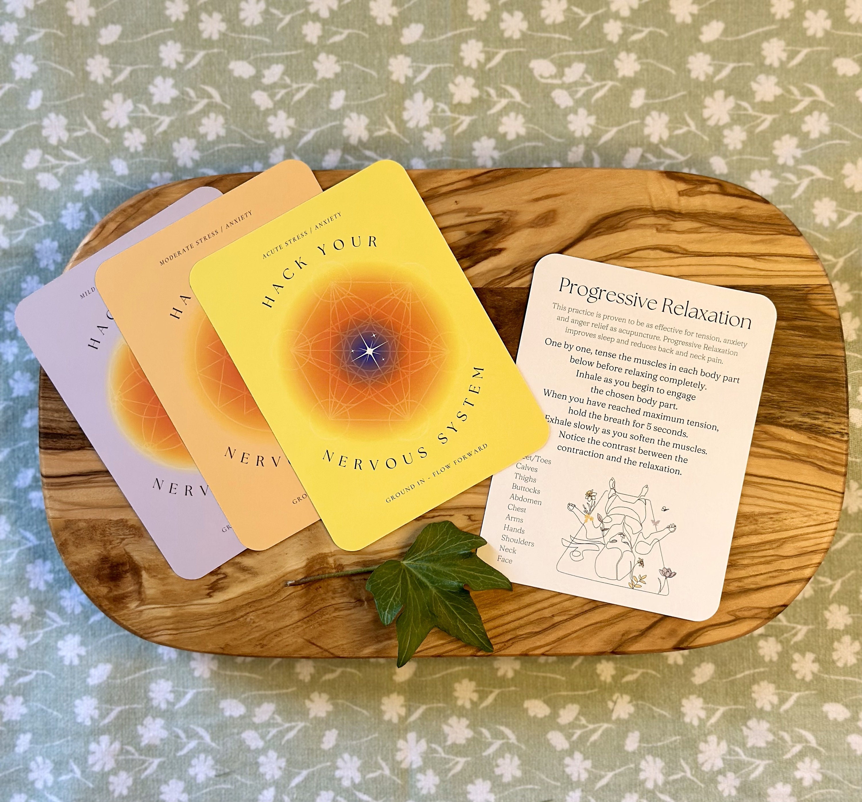 Hack Your Nervous System 60 Card Deck for Mindfulness, Stress Relief ...
