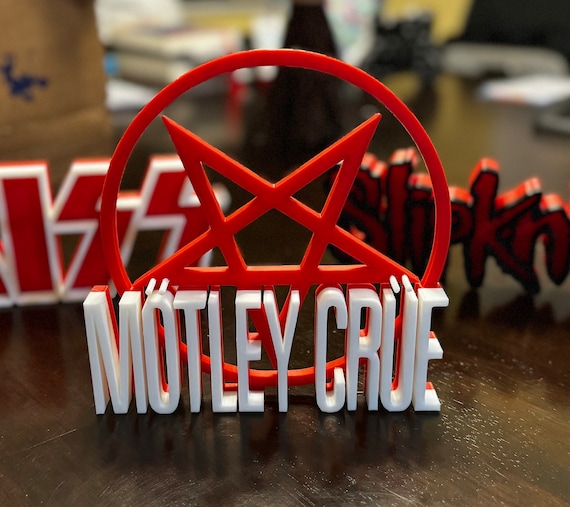 Motley Crue Custom 3D Printed Logo - Etsy
