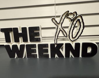 The Weeknd custom made 3D logo