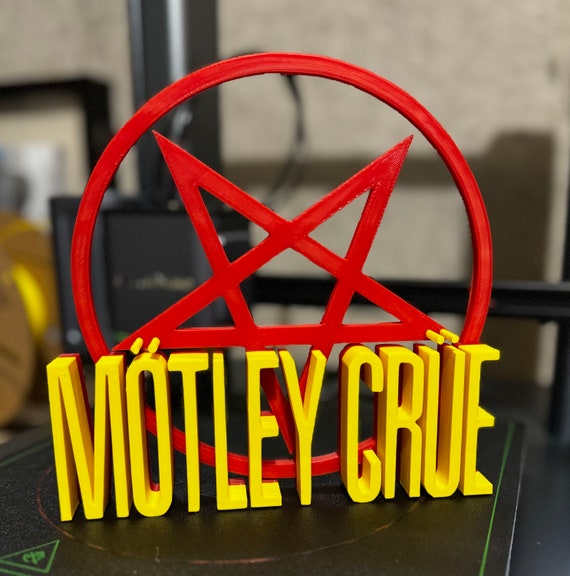 Motley Crue Custom 3D Printed Logo - Etsy