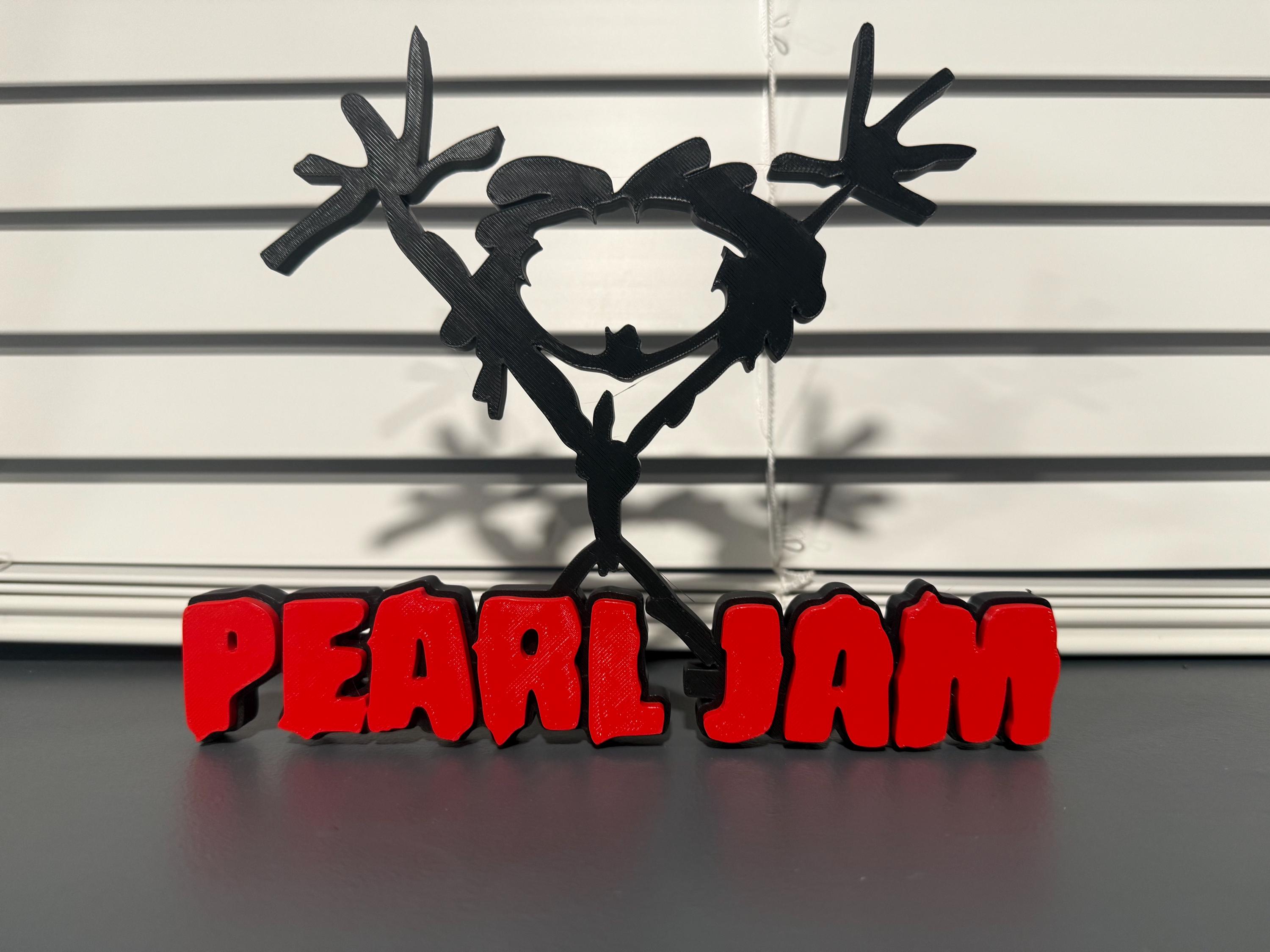 Pearl Jam Fan Created Custom 3D Printed Logo - Etsy