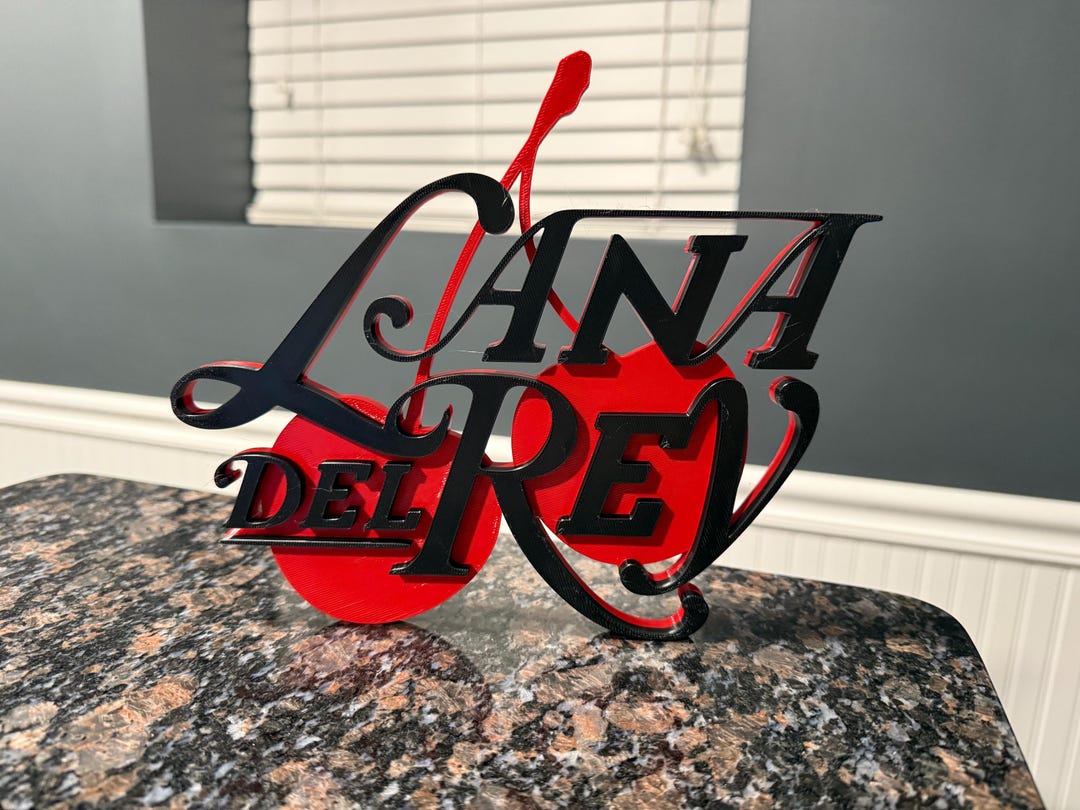 Lana Del Rey Custom Made 3D Logo - Etsy