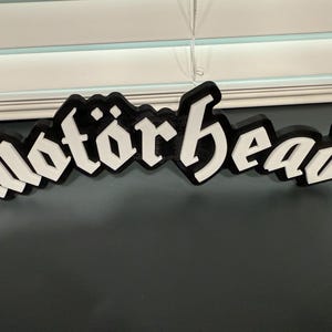 Motörhead 3D printed logo