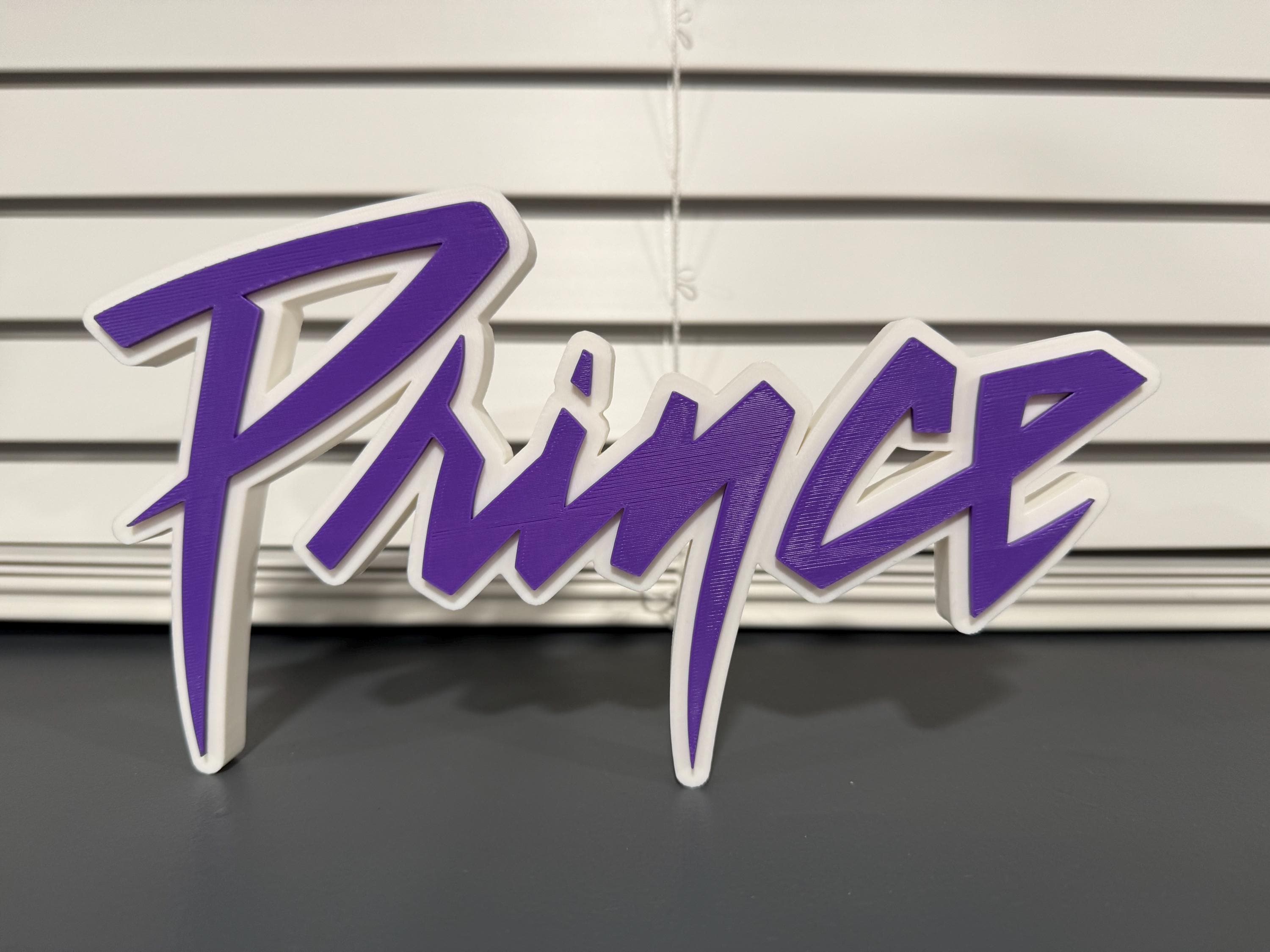 Prince Custom Made 3D Logo - Etsy
