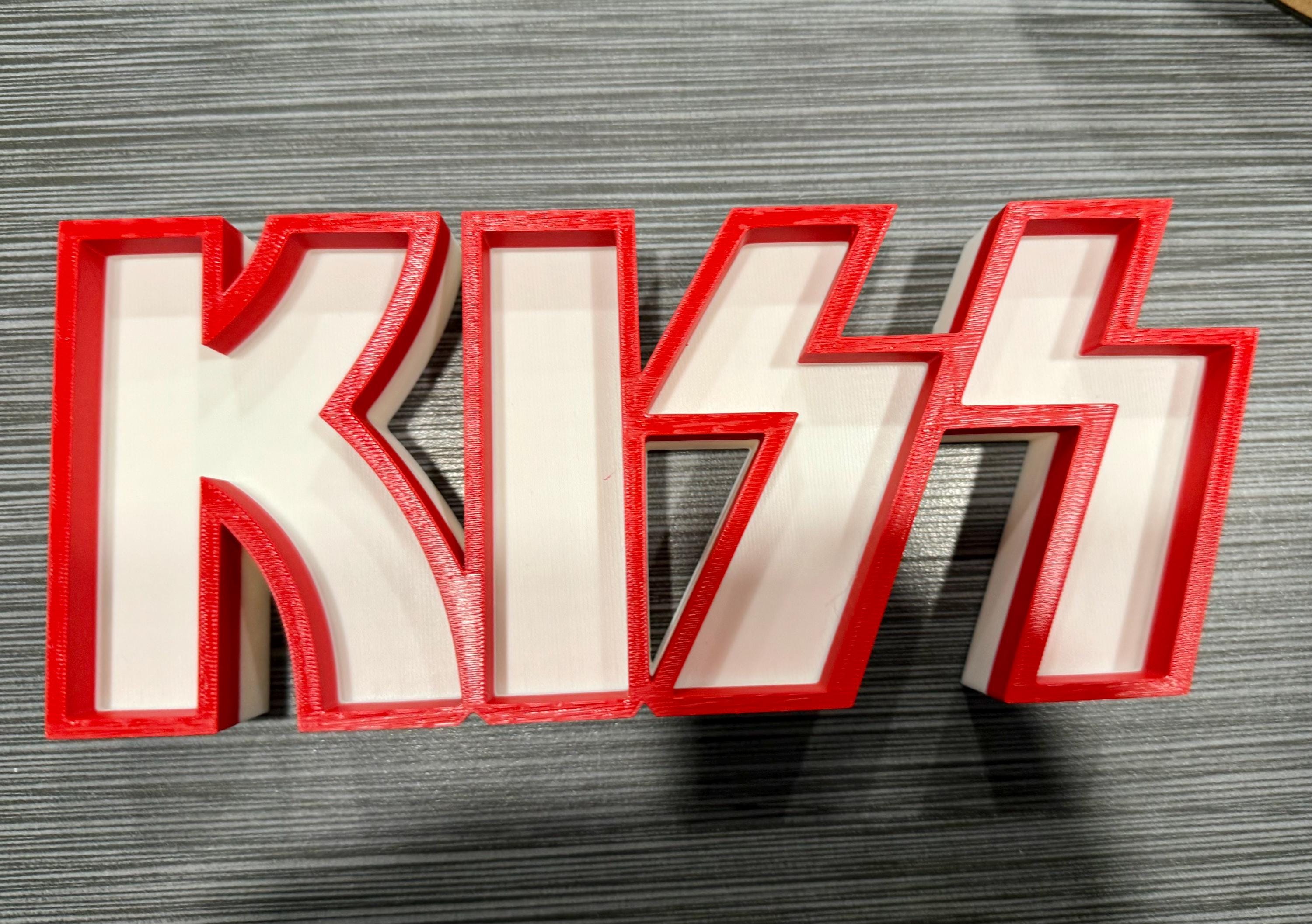 KISS 3D Printed Logo - Etsy