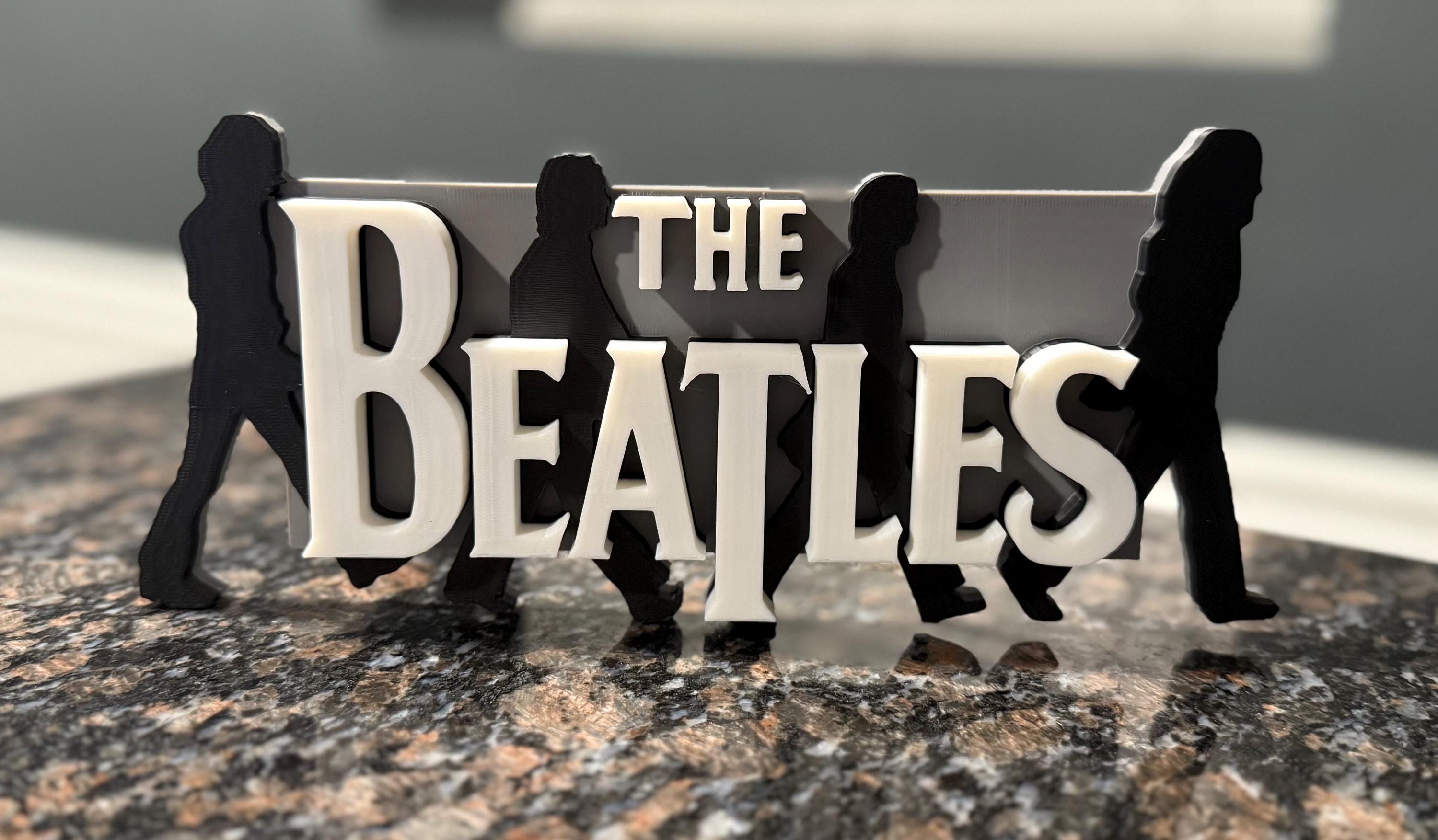 The Beatles fan created 3D printed logo