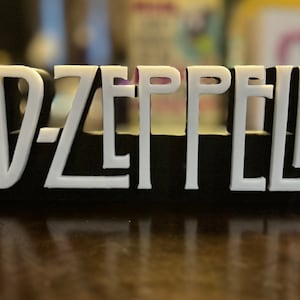 Led Zeppelin 3D printed logo