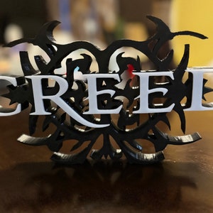 Creed the band 3d printed logo