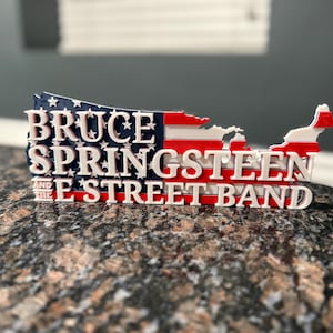 Bruce Springsteen and the E Street Band fan created 3D printed logo